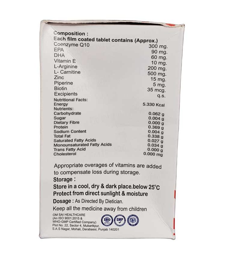 Cotenzyme Forte 300 | It Supports Your Heart Health