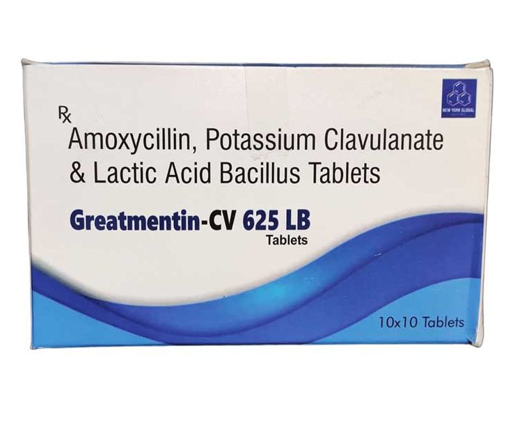 GREATMENTIN CV 625 LB | Antibiotic to Treat Bacterial Infections